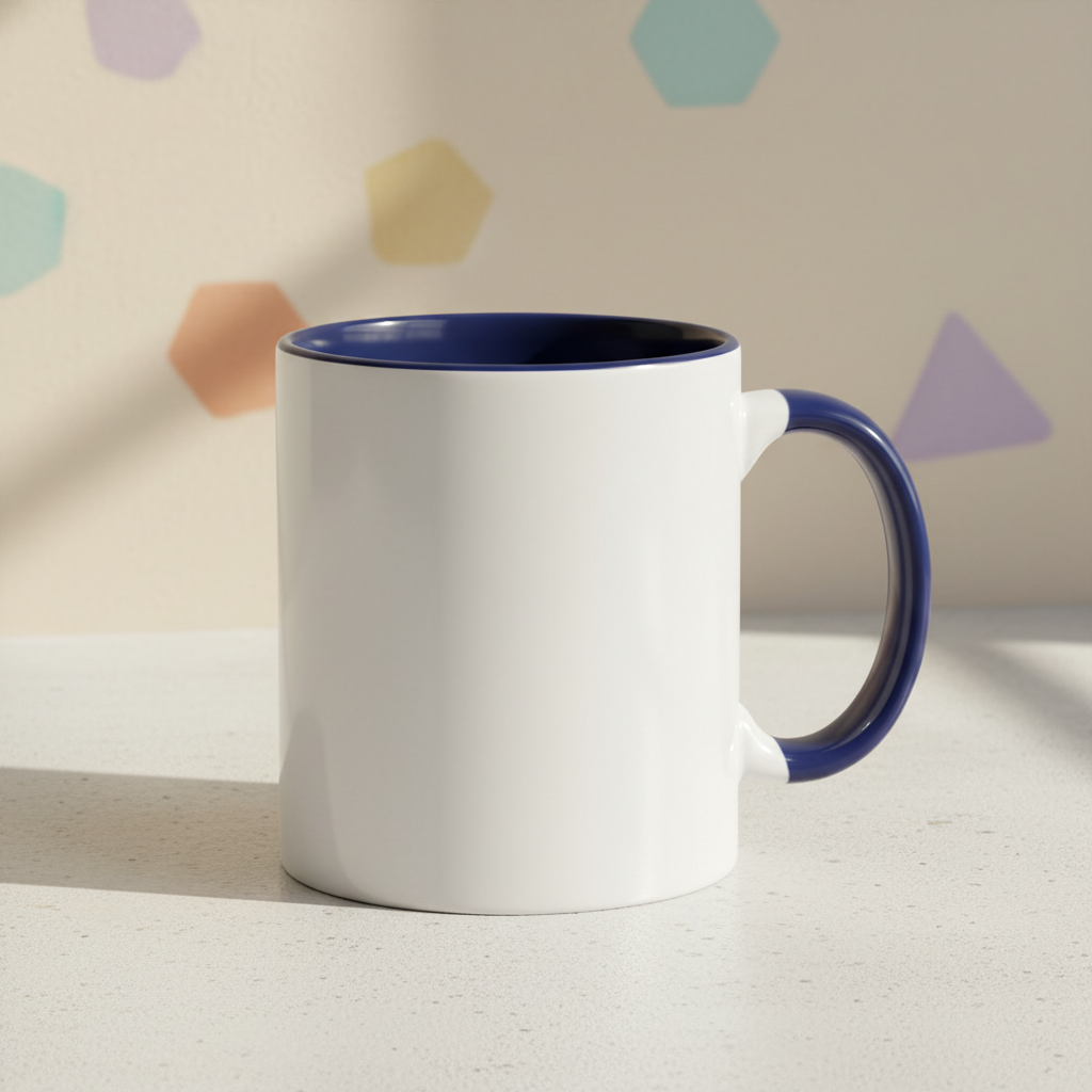 Mug à imprimer bleu foncé