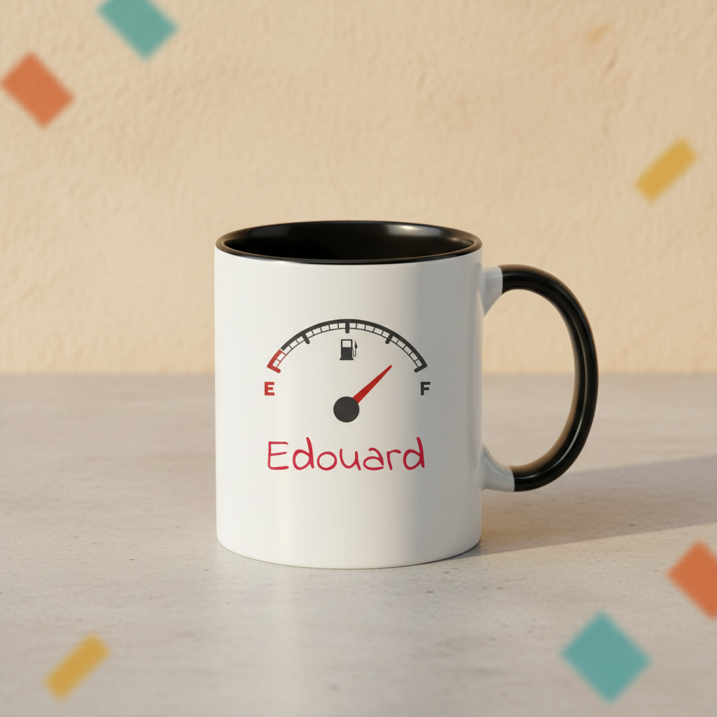 Mug à imprimer noir