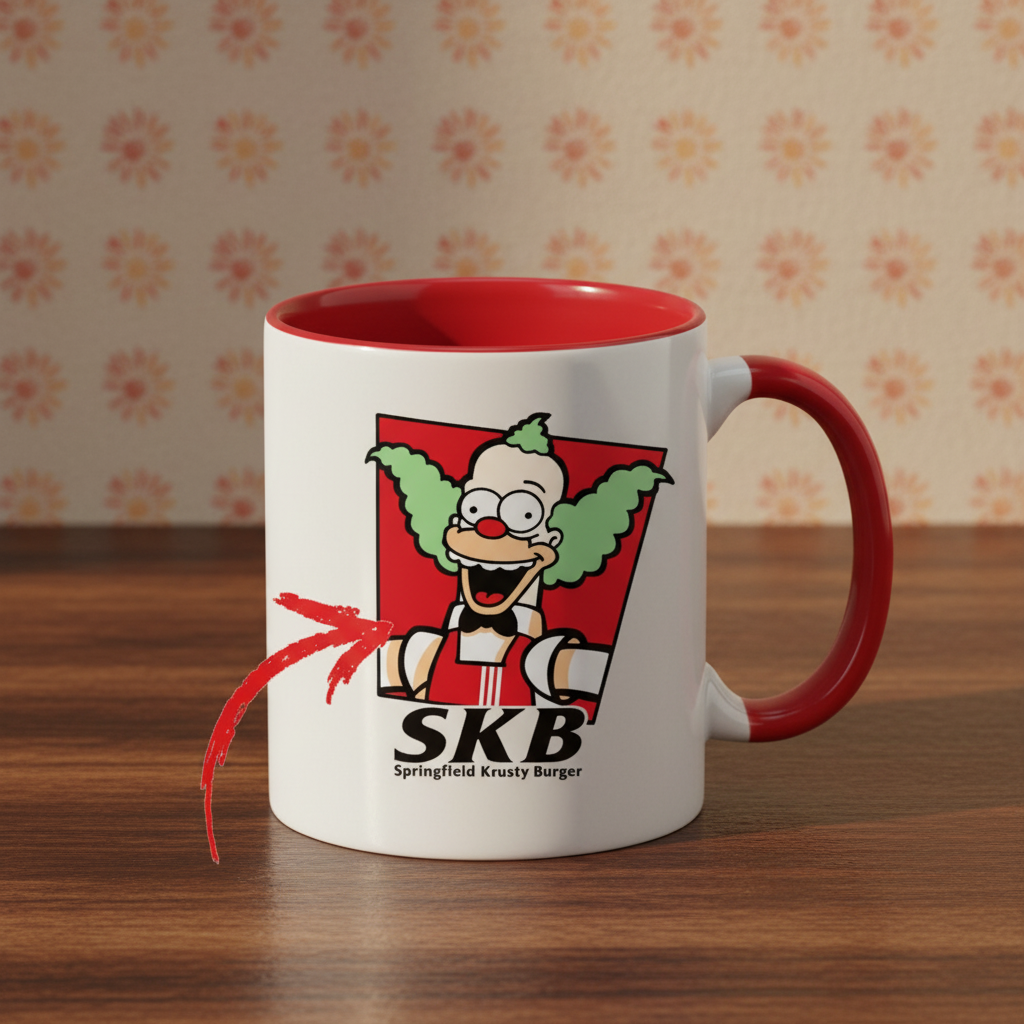 Mug à imprimer rouge