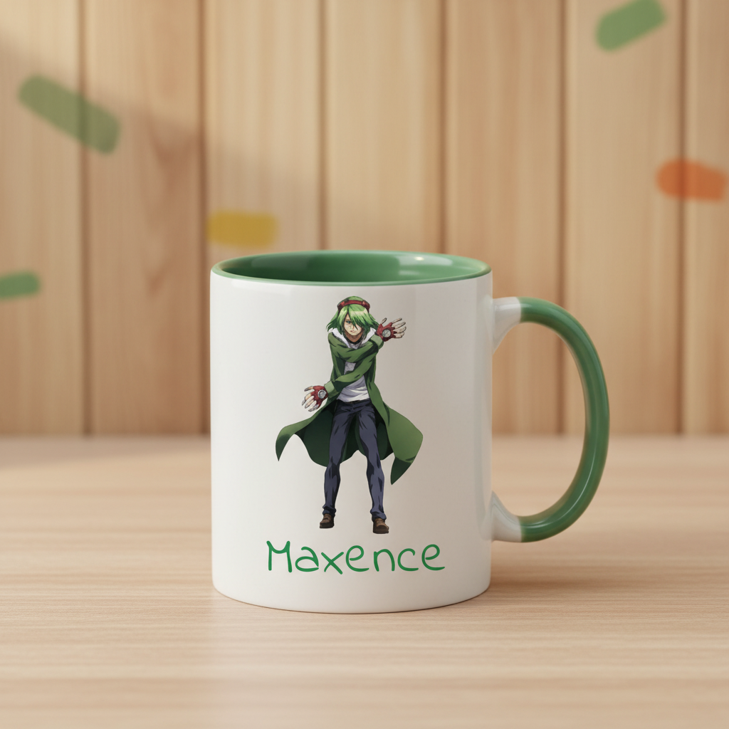 Mug à imprimer vert